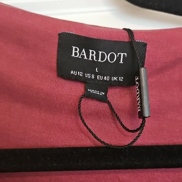 BARDOT  Rosa Ruched Mini Dress Size 8 - Picture 3 of 5